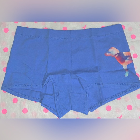 New Victoria’s Secret Pink boyshort PINK panties VS PINK cotton shortie pink dog - Picture 8 of 8